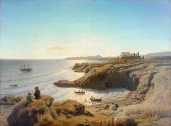 Côte près de Syracuse. 1861