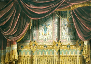 Esquisse pour le rideau du Théâtre Michel à Saint-Pétersbourg