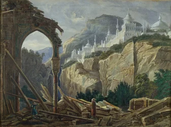 Décor de scène pour l