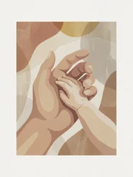 Une tendre étreinte parentale