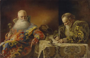 Un édit est écrit, 1890