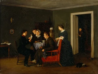 Lettre joyeuse, 1858