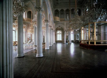 La salle du pavillon de la Petite Ermitage