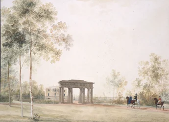 Porte du parc à Tsarskoïe Selo, après 1821