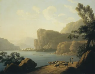 Vue de la rivière Selenga en Sibérie