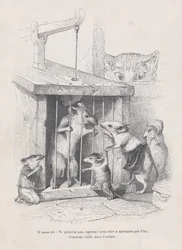 Il nous dit : ne pleurez pas, agissez ! de Scènes de la vie privée et publique des animaux, vers 1837-1847
