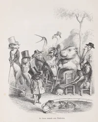Le Beau Monde des Tuileries des Scènes de la vie privée et publique, vers 1837-47