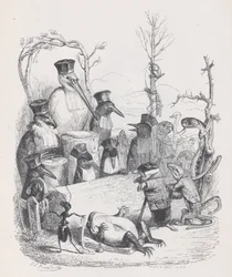 Plus nous avançons, moins nous pénétrons le mystère horrible dont les malheureux..., vers 1837-1847