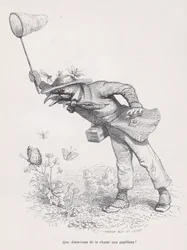 Que dites-vous de la chasse aux papillons de Scènes de la vie privée et publique, vers 1837-47