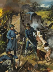 John Brown le 30 août 1856 interceptant un groupe d