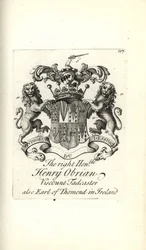 Blason et crête du très honorable Henry O