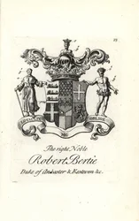 Blason et crête du très noble Robert Bertie