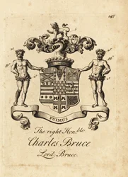 Blason du très honorable Charles Bruce, Lord Bruce, 3e comte d