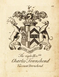 Blason du très honorable Charles Townshend, 2e vicomte Townshend