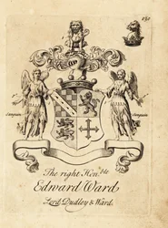 Blason du très honorable Edward Ward, 9e baron Dudley, 4e baron Ward
