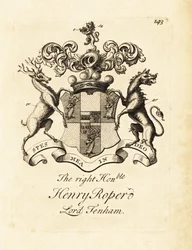 Blason du très honorable Henry Roper, Lord Tenham