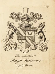 Blason du très honorable Hugh Fortescue