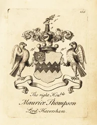Blason du très honorable Maurice Thompson, Lord Haversham, 2e baron Haversham
