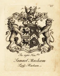 Blason du très honorable Samuel Masham, Lord Masham