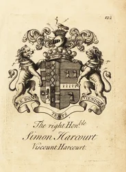 Blason du très honorable Simon Harcourt
