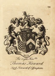 Blason du très honorable Thomas Howard, 2e comte d
