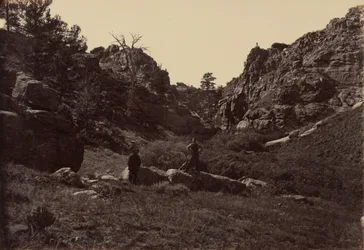 Planche 10. Porte du Diable, Canon de Dale Creek, 1869 (photo)