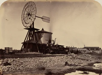 Planche 16. Le moulin à vent de Laramie, 1869 (photo)