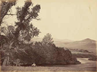 Planche 20. Source de la rivière Laramie, 1869 (photo)