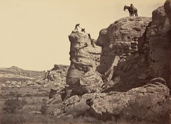Planche 21. High Bluff, Black Buttes, 1869 (photo)