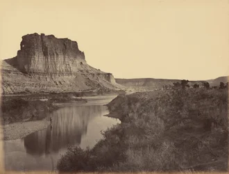 Planche 24. Castle Rock, Green River Valley, 1869 (photo)