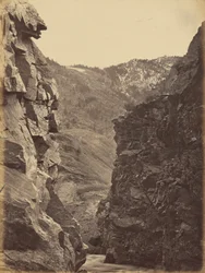 Planche 40. Porte du Diable, Canon Weber, 1869 (photo)