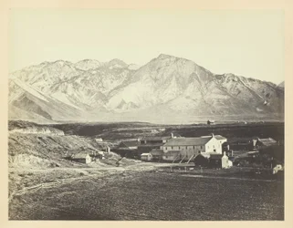 Chaîne de montagnes Wasatch des Rocheuses, depuis l