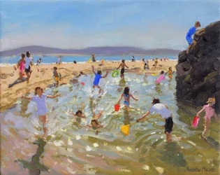 Piscine rocheuse, Tenby, 2016