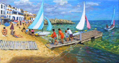 Club de voile, Calella De Palafrugell, Espagne, 2020
