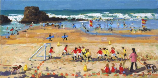 Journée sportive, Perranporth