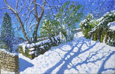 Neige de printemps, Wirksworth, Derbyshire, 2023