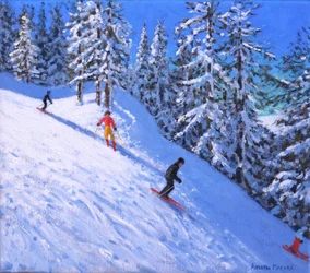 Pente raide, Les Arcs, France