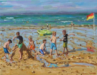 Le château de sable, Wells-next-the-sea, Norfolk, 2019