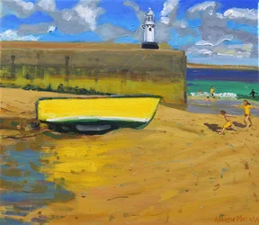 Bateau jaune, St Ives, 2017