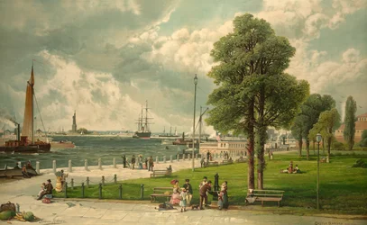 Castle Garden, New York, pub. 1887