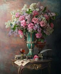 Nature morte florale classique