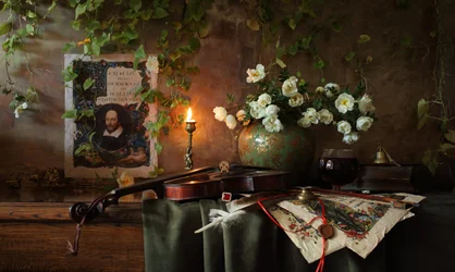 Nature morte « Dark Academia »