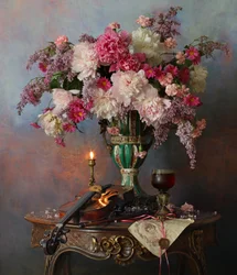 Violon « Pivoine romantique »