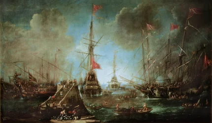 La flotte espagnole quitte le port