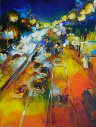Lueur nocturne sur l