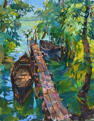 Quai de Peaceful River