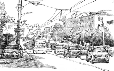 Esquisse de circulation urbaine