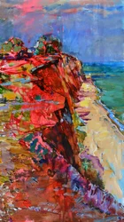 Des falaises côtières aux couleurs éclatantes