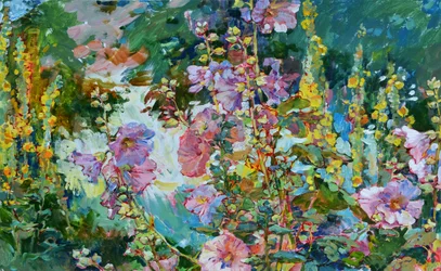 Vibrantes fleurs de jardin