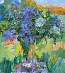 Bouquet de lilas éclatant